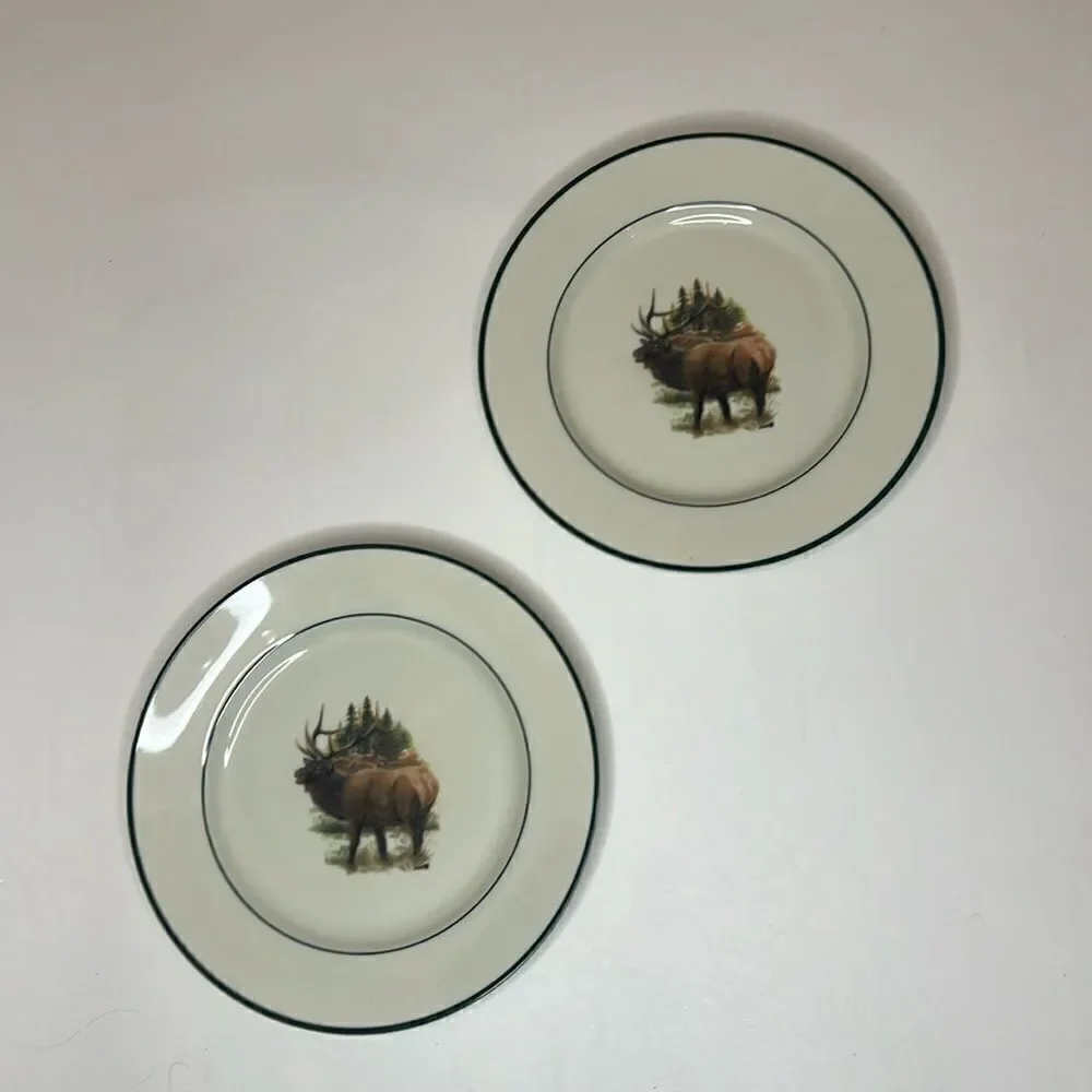 Wildlife Designs Inc Collection Original Phillip Crowe USA 7 3/4 In Round Deer